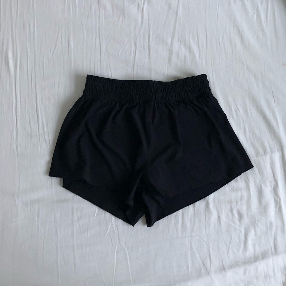 Aritzia black mini shorts